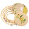 5 Pieces Embroidery Hoops Bamboo Circle Cross Stitch Hoop Ring 5 inch to 10 inch for Embroidery and Cross Stitch